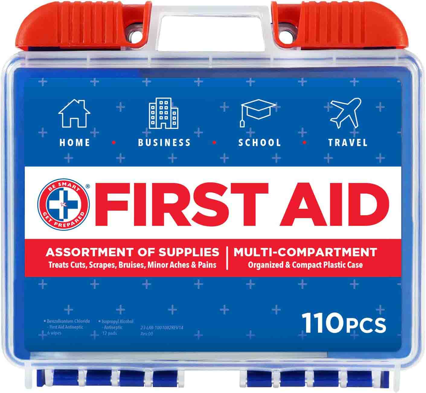Kit di pronto soccorso in plastica da 180 pezzi