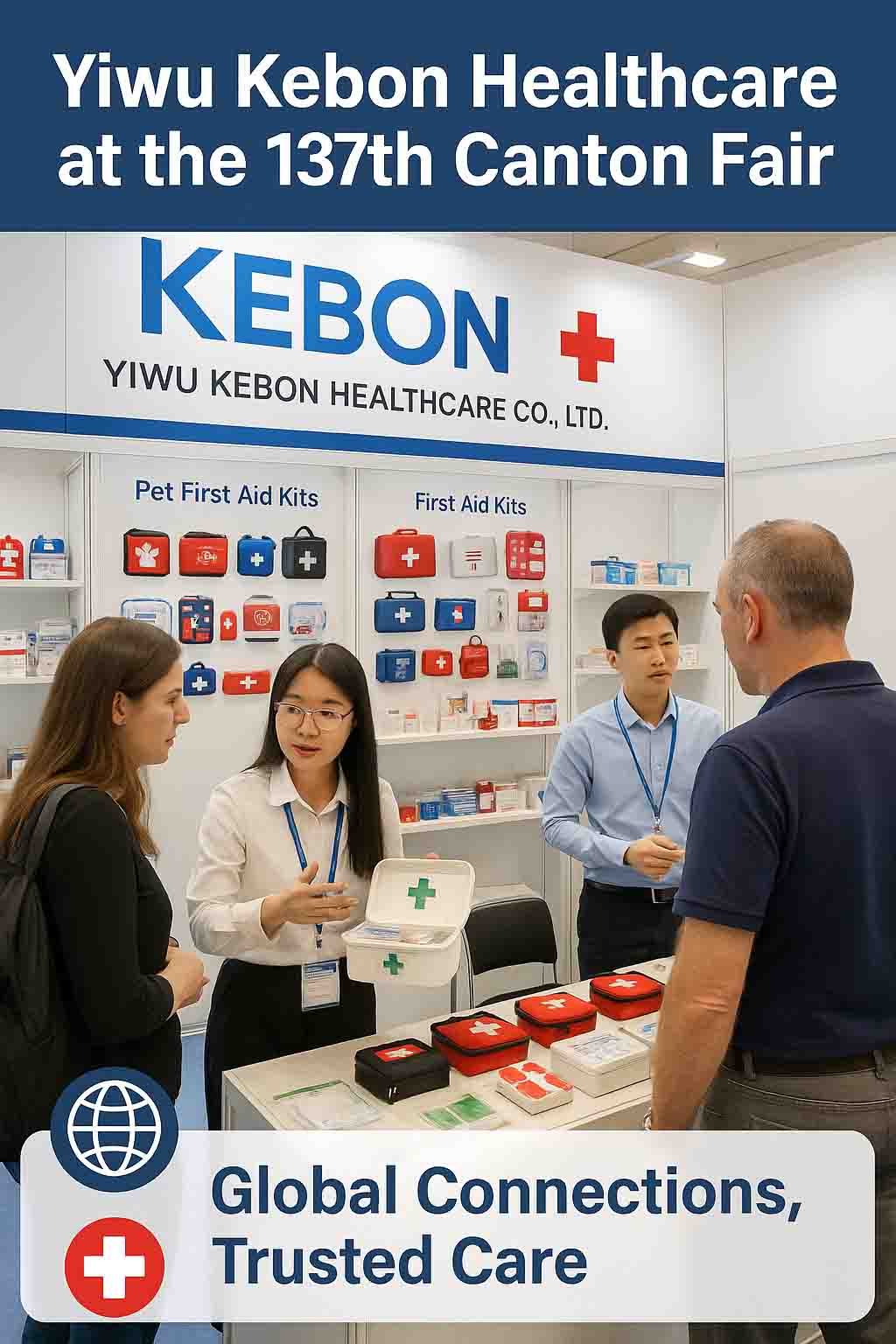 Yiwu Kebon Healthcare brilla alla 137a fiera del Canton, Eyes Global Expansion in Autumn Session