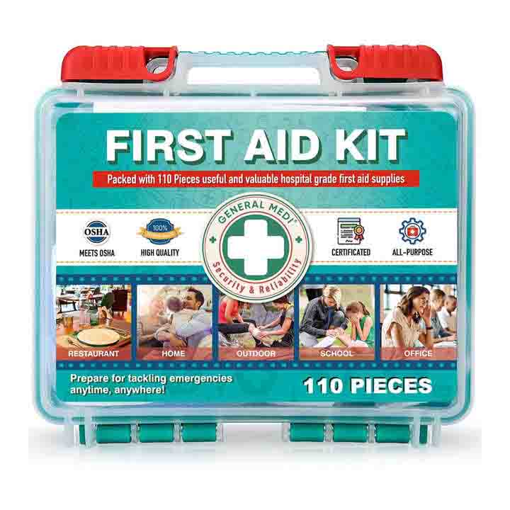 Kit di pronto soccorso in plastica