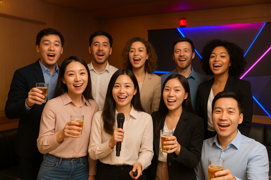 Il team di Kebon trova il suo ritmo a KTV Night!