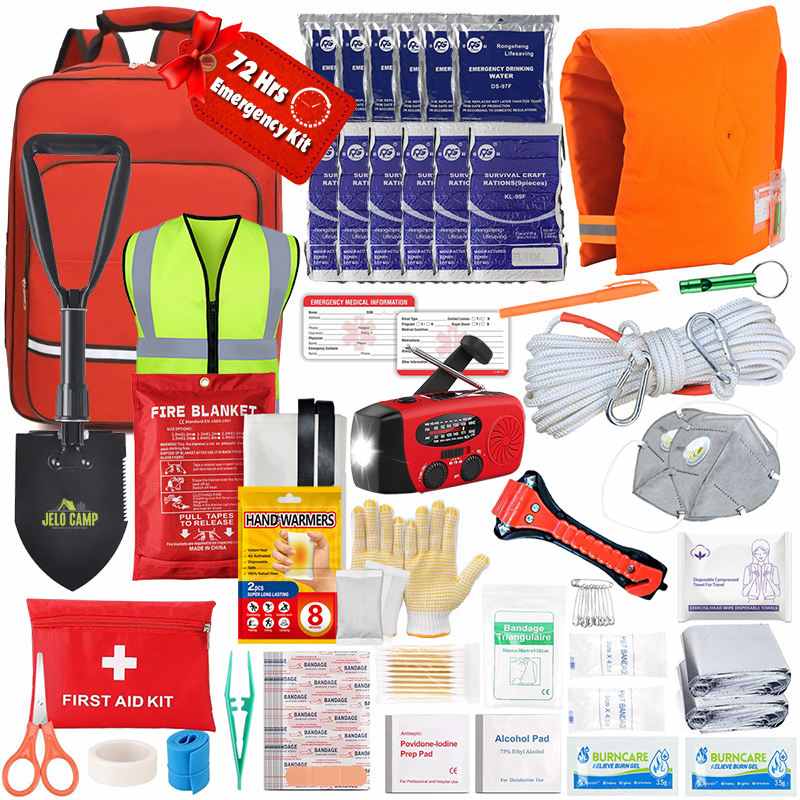 Cosa rende essenziale per ogni famiglia un kit di emergenza per zaino di sopravvivenza in caso di terremoto di 72 ore?