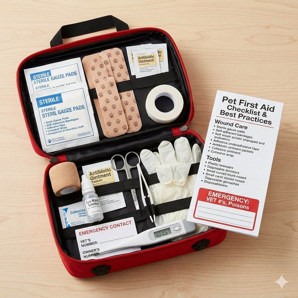 Cosa dovrebbe contenere un kit di pronto soccorso per animali domestici 2026?