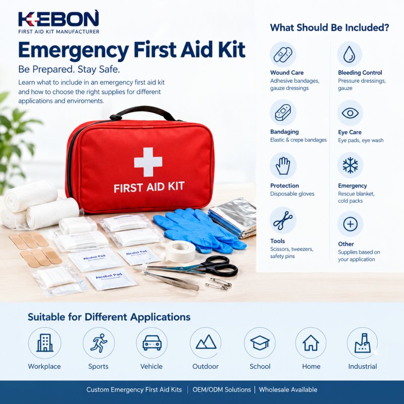 Kit di pronto soccorso d'emergenza: cosa dovrebbe includere un kit completo?