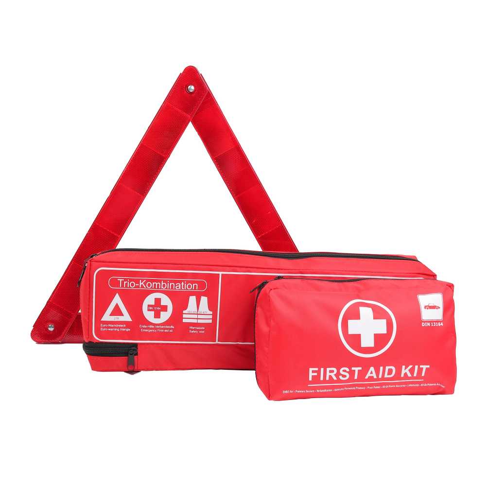 Kit di emergenza per auto CE/MDR DIN 13164T
