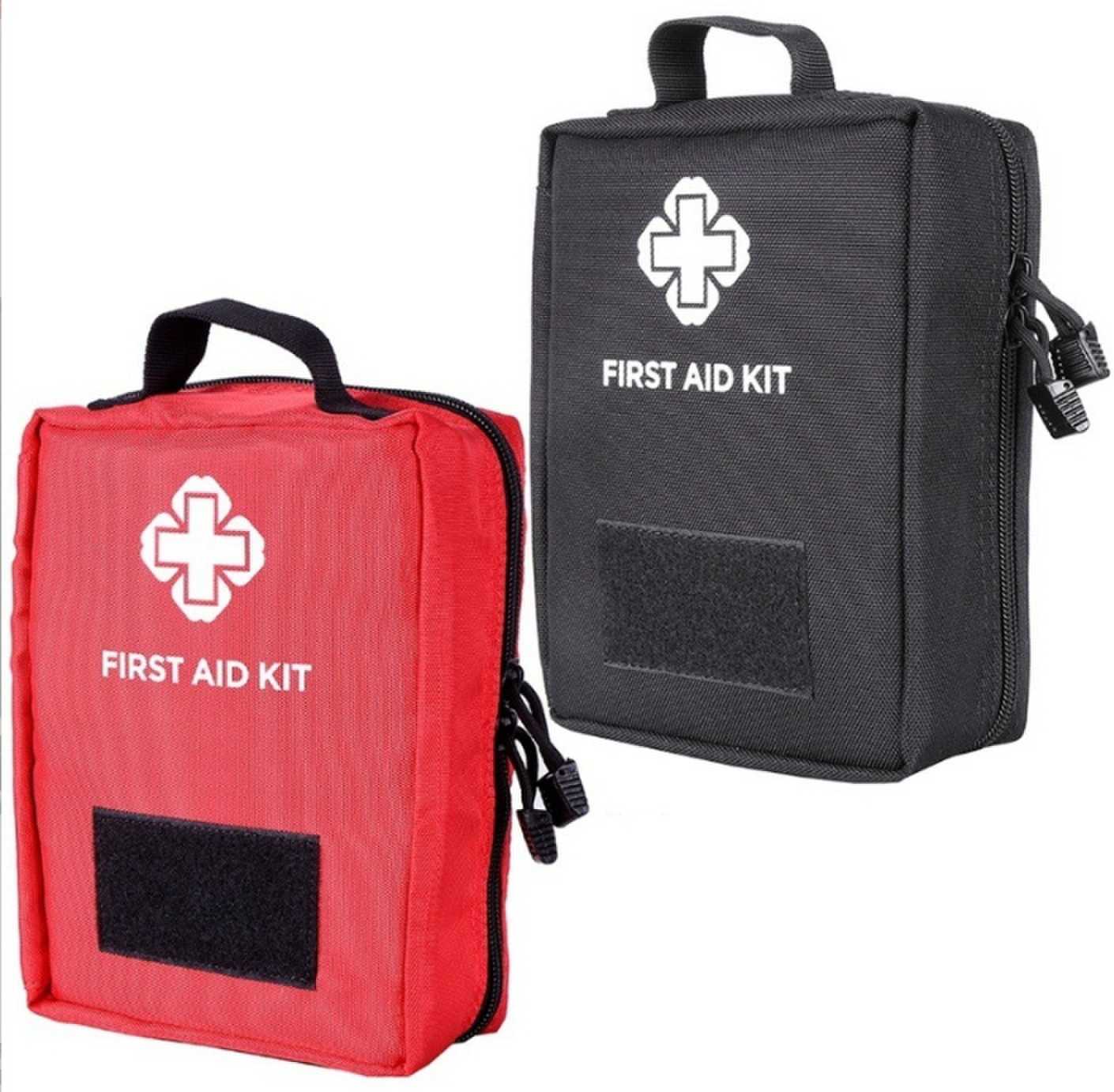 Piccolo kit di pronto soccorso per esterni medici professionisti rossi